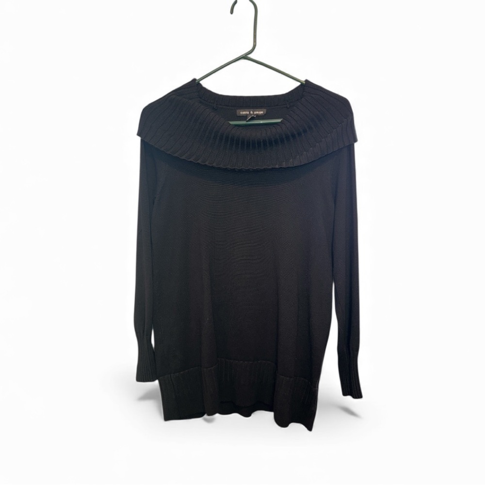 Cable & Gauge Black Sweater Size Medium